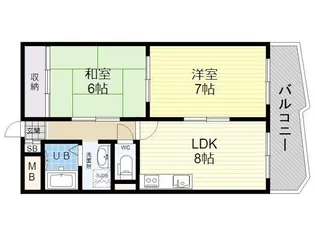アメニティ・オーク【2階】の間取り