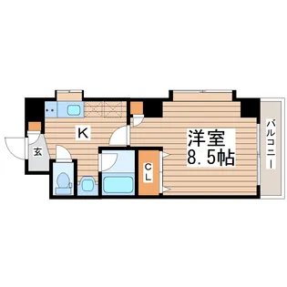 コンバウス上杉第二ビル【1階】の間取り