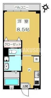 ソレイユ学芸大学【3階】の間取り