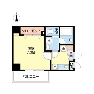 クレアーレ【6階】の間取り