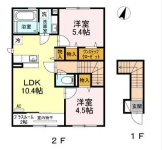 アリエッタ オール電化【2階】の間取り