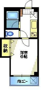 ソレアード奥沢【3階】の間取り