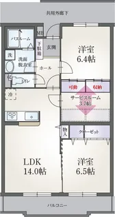 シンフォニーハウス【1階】の間取り