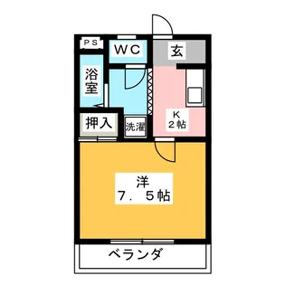 パルミラ β【1階】の間取り