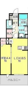 HILLS松山【1階】の間取り