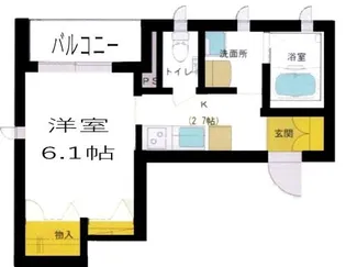 ベルフルール【2階】の間取り