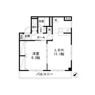 新幸マンション【2階】の間取り