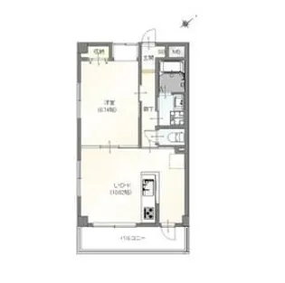 第二寺尾マンション【2階】の間取り