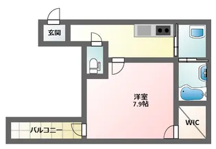フジパレス鷹合【1階】の間取り
