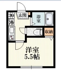 シティハイム トレフル【1階】の間取り