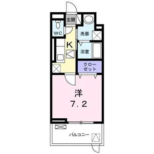 Apt.くりくま【1階】の間取り