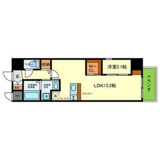 ONLYONE池田新町【4階】の間取り
