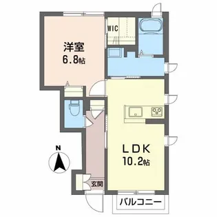 サニーヒルズ【1階】の間取り