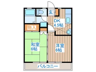 ロイヤルクレストM【2階】の間取り