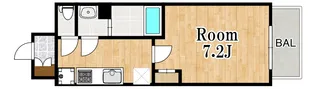 フレシール昭和通【2階】の間取り