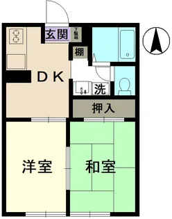 フレグランスセイカB棟【2階】の間取り