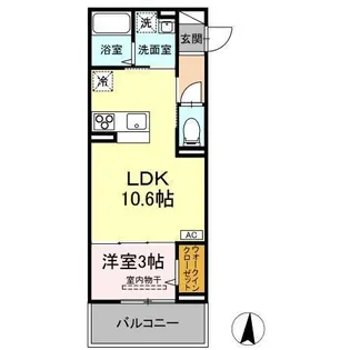 Grace Sea【2階】の間取り