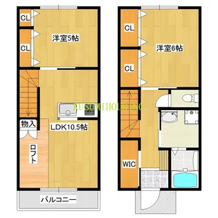 ニコハウス【2階】の間取り
