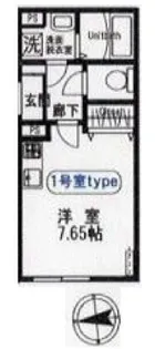 カルフール浅草【3階】の間取り