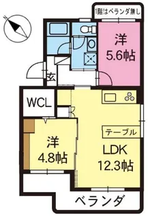 マンションヒカリII【2階】の間取り