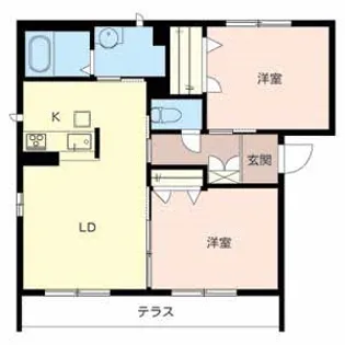 SHA MAISON RIVER【1階】の間取り
