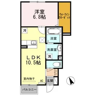 アーバンレジデンス A【1階】の間取り