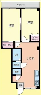第2加弘コーポ【3階】の間取り