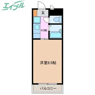 アイボンラビアン【4階】の間取り