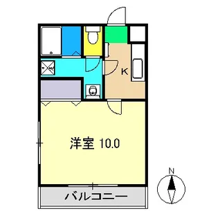 サニーサイド【2階】の間取り