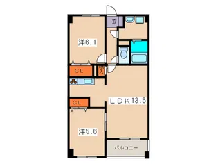 S-FORT青葉しらとり台【1階】の間取り