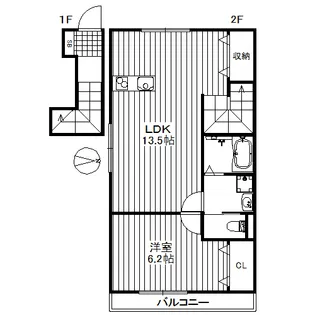 FLATS HANEGI【1階】の間取り