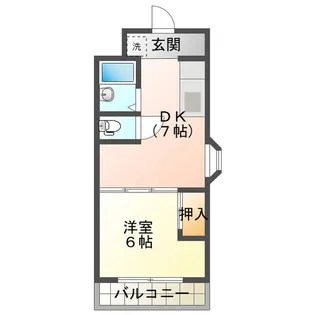 江戸宿阿部喜【6階】の間取り