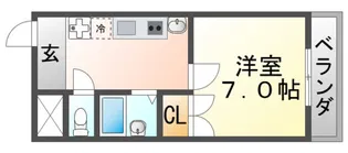 エルメゾン【2階】の間取り