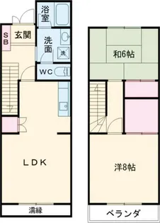 第2錦フルーツコーポ ストロベリーの間取り
