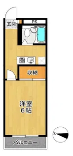 カーサカリート【4階】の間取り