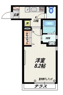 メゾン峰【1階】の間取り