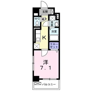 ハッピーメゾン VI【1階】の間取り
