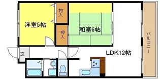 ミリオンハウス【4階】の間取り