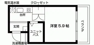 リヴェール上石川【2階】の間取り