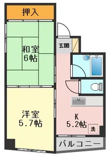 エスポワール高木【3階】の間取り