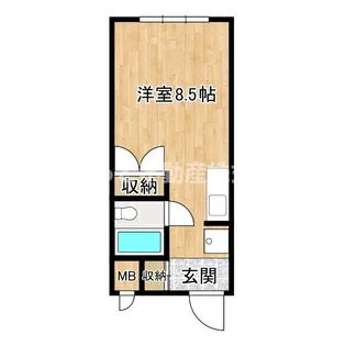 土浦学園通りビル【9階】の間取り