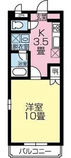 山本マンション【3階】の間取り