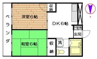 第3御料ビル【2階】の間取り