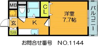 大阪府大東市太子田1【アパート】の間取り