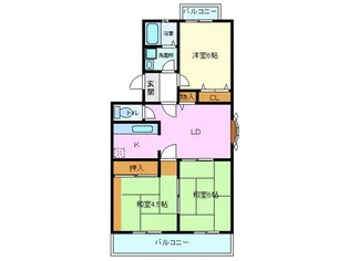 静岡県三島市壱町田【マンション】の間取り