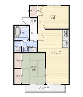 コートビレッジ鶴見【2階】の間取り