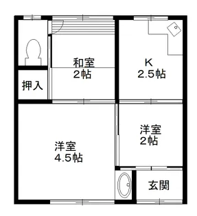 大阪府摂津市千里丘2【一戸建】の間取り
