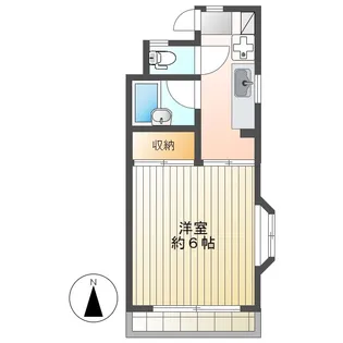 ハイムスリーベル【2階】の間取り