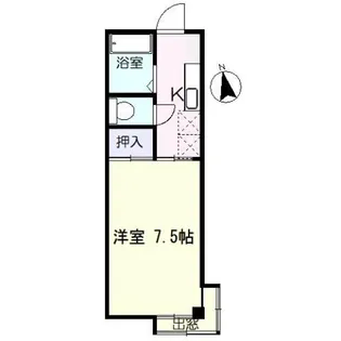 コーポミリオンリーフ【2階】の間取り