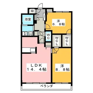 MapleI【1階】の間取り